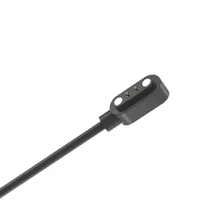 Câble de charge de connecteur magnétique à 2 broches de haute qualité avec 1M ou 1.2M disponible pour montre intelligente, PCB