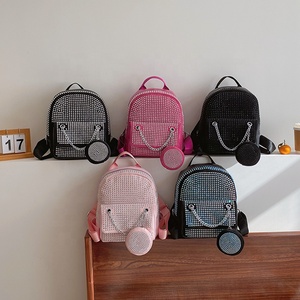À la mode dames mode diamant femmes Mini <span class=keywords><strong>cartable</strong></span> luxe concepteur <span class=keywords><strong>cartable</strong></span> petit sac à dos pour les filles - Product Image 2