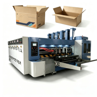Nueva Máquina Automática de Impresión, Ranurado y Troquelado de Cartón de Velocidad Media para Cartón Corrugado y Papel para Pizza
