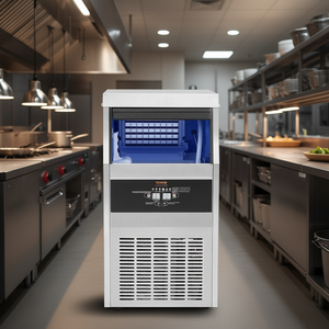 Máquina de Hielo Comercial Vevor, 90 Libras por Día, 24 Libras de Almacenamiento, Independiente, de Acero Inoxidable, con Pantalla Digital LED - Product Image 2