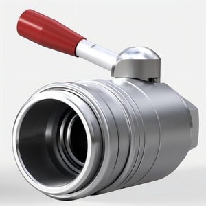 Raccord rapide à air comprimé haute pression Staubli RVS F8 en acier inoxydable pour le traitement des barres d'acier - Product Image 1