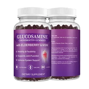 Natural Joint Support Glucosamine Chondroitin Gummy Extra Strength Joint Flexibility Immune Support Chondroitin Gummies