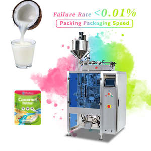เครื่องบรรจุของเหลวอัตโนมัติสำหรับนมมะพร้าว แยม ซอสมะเขือเทศ เครื่องบรรจุภัณฑ์แบบซอง - Product Image 1