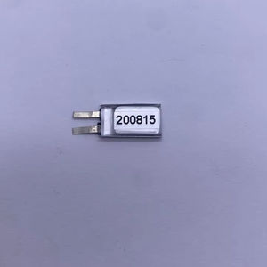 GEB 2mm kalınlık lityum polimer pil 020815 3.7V manyetik okuyucu kafa için 9mah Lipo pil hücresi - Product Image 3