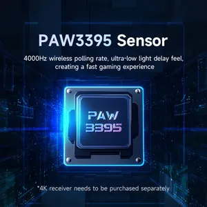 Mchose A5 V2 siêu Ba chế độ chuột nhẹ độ trễ thấp Chuột phụ kiện paw3395 Thái 4K/8K cho Máy Tính Game Thủ - Product Image 4