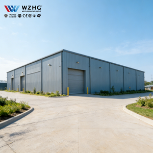 Almacén de Estructura de Acero Resistente para Almacenamiento a Granel, Diseño Prefabricado de Alta Resistencia, Construcción Robusta, Vida Útil de 50 Años - Product Image 1