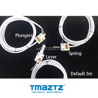 Haute Qualité Micro Étanche À La Poussière IP67 3M Fil Longueur Personnalisée 250VAC 3A 125VAC 5A Plongeur Interrupteur de fin de Course TZ-3112