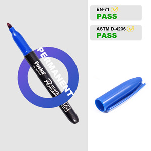 Disponibili 4 Pennarelli Permanenti a <span class=keywords><strong>Punta</strong></span> <span class=keywords><strong>Fine</strong></span> ad Asciugatura Rapida in Nero, Blu, Rosso e Verde per Studenti, Lezioni d'Arte e Pratica di Disegno Amatoriale - Product Image 3