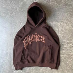 Nueva Sudadera con Capucha Oversize de Invierno para Hombre, Tejida, 500g Poliéster/Algodón, Largo Regular, Antiarrugas, Estilo Urbano, OEM - Product Image 3