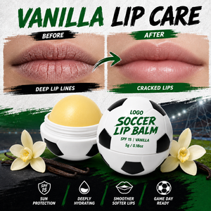 Bálsamo Labial en Forma de Balón de Fútbol con Etiqueta Privada, Hidratación Duradera, Calmante, Reparador, Mejora la Opacidad, con Manteca de Karité Natural y Cera de Abeja - Product Image 3