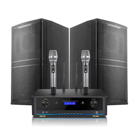 Système audio professionnel 2.1 avec woofer 10'' pour karaoké commercial, mariages, location en gros et églises, faible MOQ, 1 ensemble