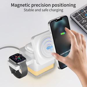 <span class=keywords><strong>Chargeur</strong></span> <span class=keywords><strong>sans</strong></span> <span class=keywords><strong>fil</strong></span> 3 en 1 15W Station de charge magnétique pliable <span class=keywords><strong>Chargeur</strong></span> <span class=keywords><strong>sans</strong></span> <span class=keywords><strong>fil</strong></span> pour <span class=keywords><strong>iPhone</strong></span> 15 14 13 12 <span class=keywords><strong>11</strong></span> Pro Max AirPods Iwatch - Product Image 4