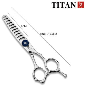 Titan Gunting Rambut Profesional Jepang VG10 Berkualitas Tinggi CNC, Gunting Penipis Rambut untuk Penata Rambut, Tingkat Potongan Besar - Product Image 3