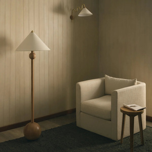 Minimalist Robbie Wood Floor <b>Lamp</b> Led Light Home Living Room Bedroom <b>Study</b> Villa Soft Furnishings Showroom Lighting - Product Image 4
