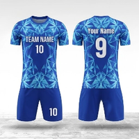 Set Jersey Sepak Bola Sublimasi Custom Cepat Kering dan Bernapas, Seragam Tim Sepak Bola