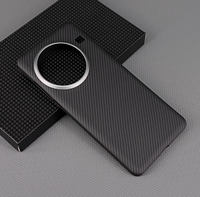 Coque de téléphone en fibre de carbone 3K sergé pour Oneplus 13 Camera big hole Crater aramid fibre phone case
