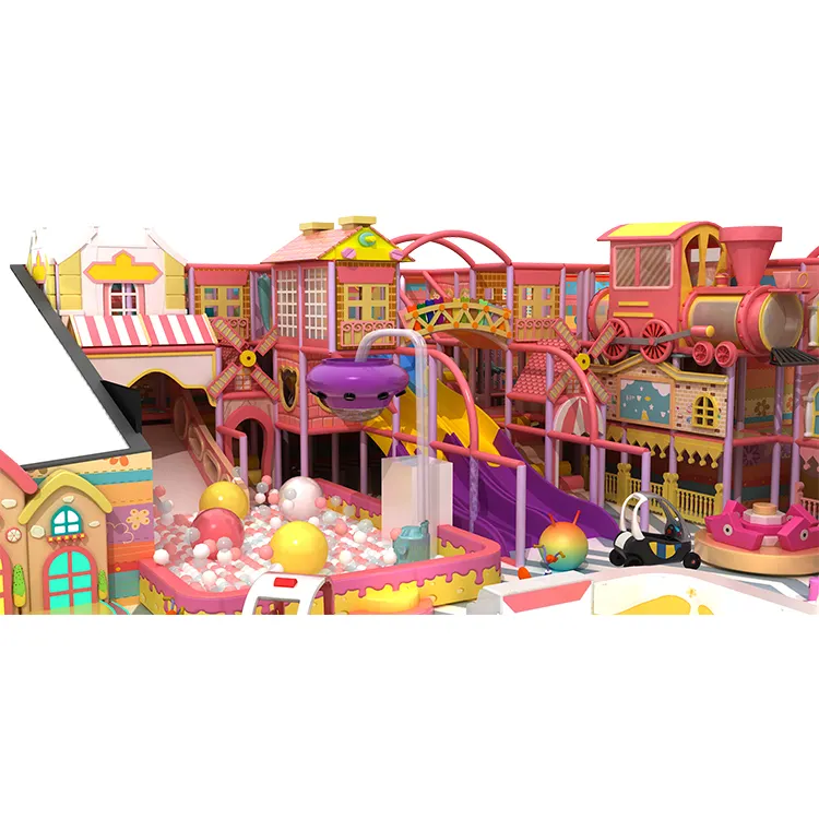 Factory Low Price Commercial Use Children Soft Play Equipment Kids And Teenagers Indoor Playground