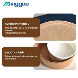 Machine à fabriquer des bols en papier pour nouilles instantanées et snacks <span class=keywords><strong>de</strong></span> <span class=keywords><strong>rue</strong></span>, 35OZ, pour les démarreurs commerciaux - Product Image 3