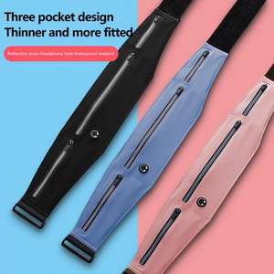 Pochette de téléphone de course en plein air usine en gros sac de taille de sport ultra-léger étanche antivol grande capacité - Product Image 5