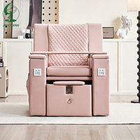 Fauteuil de relaxation et de beauté pour les pieds en éponge haute densité Jincheng, fauteuil de réparation des pieds sans tube, pompe à jet, fauteuil de réparation des ongles