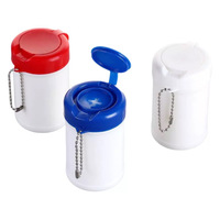 Lingettes nettoyantes humides pour canettes, format mini porte-clés, 30 lingettes