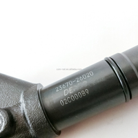 Inyector de carril común de coche diésel genuino nueva condición Material de acero modelo 23670-26020/23670-26011/295900-0110
