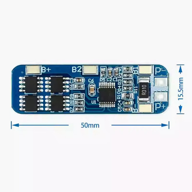 3 Strings 12V18650 Lithium Battery protection Board 11.1V 12.6V Anti-overcharge Overdischarge peak 10A Overcurrent protection