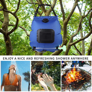 Kit de <span class=keywords><strong>douche</strong></span> <span class=keywords><strong>solaire</strong></span> compact de 20 litres <span class=keywords><strong>pour</strong></span> la vie en <span class=keywords><strong>van</strong></span>, le camping et la vie hors réseau, avec valve verrouillable et pomme de <span class=keywords><strong>douche</strong></span> à profil bas - Product Image 5