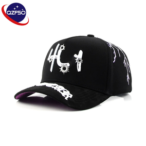 QZFSO Gorras Personalizadas al por Mayor, Gorra de Visera Curva, Sin Estructura, para Hombre y Mujer, 5 Paneles, Deportivas, Bordado 3D, Gorras de Béisbol para Uso Diario - Product Image 1