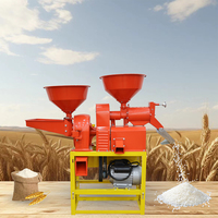 Moulin à riz automatisé tout-en-un Moteur combiné à noyau pour ferme et maison Nouvelle machine de traitement du riz tout-en-un pratique et d'occasion
