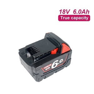 Batería de Repuesto para <span class=keywords><strong>Milwaukee</strong></span> <span class=keywords><strong>M18</strong></span> 18V 6.0Ah, Compatible con M18B6 M18B5, para Taladros <span class=keywords><strong>y</strong></span> Amoladoras Angulares <span class=keywords><strong>Milwaukee</strong></span>. - Product Image 4
