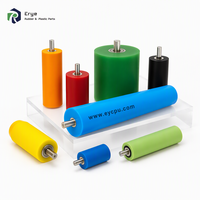 Rouleaux en caoutchouc pour systèmes de convoyage non standard OEM, rouleaux en polyuréthane (PU), rouleaux en caoutchouc PU, rouleaux recouverts de caoutchouc PU