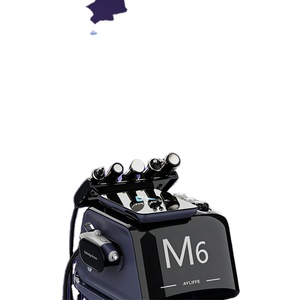 Promotions Nouvelle Machine de Microdermabrasion M6 Hydra Hydratante à Oxygène pour Soins du Visage, Écran Tactile Diamant, Jet Peel - Product Image 1
