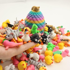 Jouets animaux 3D imprimés en couleur, modèles d'animaux simulés, ensemble d'œufs <span class=keywords><strong>Garon</strong></span>, ornements, succès transfrontalier, vente en gros 14+ - Product Image 2