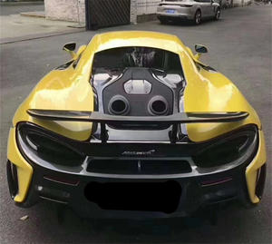 Kit de carrosserie de style amélioré pour <span class=keywords><strong>McLaren</strong></span> 540C 570S Becquet de hayon en fibre de carbone véritable Pare-chocs d'échappement de voiture comme <span class=keywords><strong>600LT</strong></span> - Product Image 6