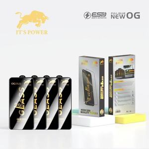 OG ESD Full Glue Esd Protector de pantalla de teléfono móvil de vidrio templado transparente para <span class=keywords><strong>iPhone</strong></span> 13 14 15 16 Pro Max 17 Samsung Redmi - Product Image 3