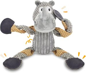 Jouets à mâcher pour animaux de compagnie, jouets en peluche écologiques résistants à la mastication pour chiens - Product Image 1