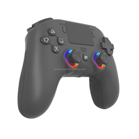 Manette de jeu sans fil HS-PS5210 1000 mAh BT à double vibration avec effet lumineux RVB pour console de jeu PS5 Slim Pro / PC
