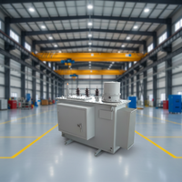 Transformateur de distribution de puissance triphasé immergé dans l'huile 50/60Hz, modèles S11/S13/S15, bobinage circulaire en aluminium/cuivre