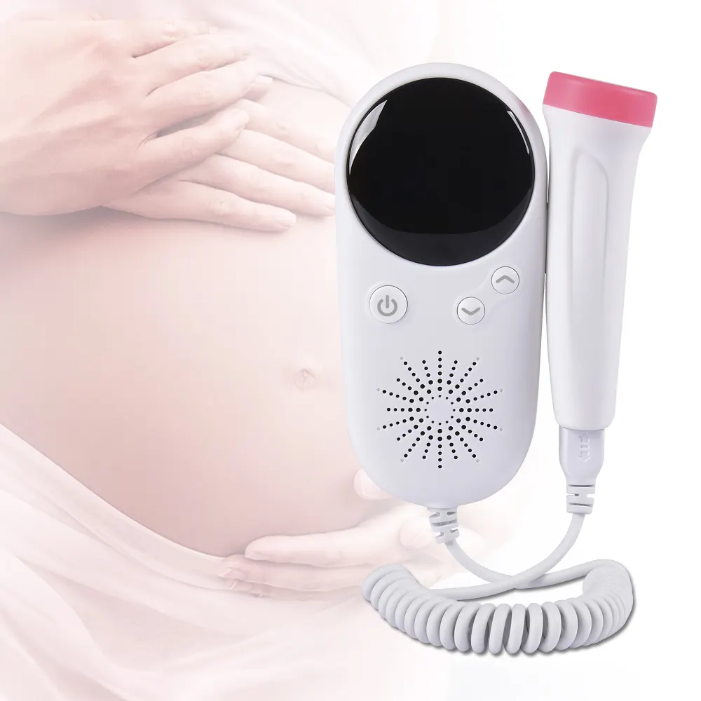 W8-25 Waterproof Mini Handheld Rechargeable Baby Portable Doppler Fetal Heart Rate Monitor For Homecare