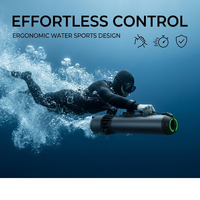 Vente Flash : Scooter Sous-Marin Portable Électrique pour Plongée, Nage avec Tuba, Propulseur de Plongée Sous-Marine avec Support Caméra et Cylindre