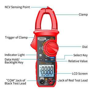 AIsmartlink Pince Ampèremétrique CA Multimètre Numérique Haute Précision Outil de Réparation Électricien avec Fonction de <span class=keywords><strong>Test</strong></span> Précise - Product Image 2