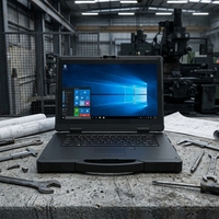Tablette industrielle robuste de 14 pouces, Windows 10/11, Intel Core I5/i7, 700 nits de luminosité élevée, IP65 étanche à l'eau et à la poussière, résistance aux chutes de 1,22 m