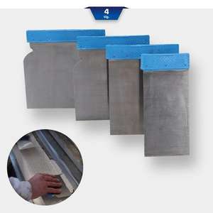 BRILLIANT TOOLS - BT101940 Japan metal spatula set (4 pcs.) - EAN 4042146868690 CUTTING <b>JOINT</b> AND TAPING <b>KNIVES</b> - Product Image 2