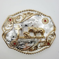 Boucle de ceinture de cowboy western personnalisée 40 mm, vente en gros, pour ceintures de cowboy pour hommes, conception de logo d'usine