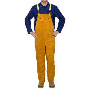 Unisex Cotton Work Coveralls with Red Pockets CE Certified High Visibility Durable & Abrasion Resistant <b>for</b> Industrial Use - Product Image 1