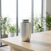 Diffuseur d'arômes électrique A12Pro pour voiture, maison, bureau, sans eau, avec fonction marche/arrêt automatique, bouteille en verre de 20 ml, en alliage d'aluminium, pour les voyages