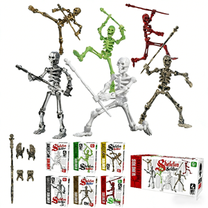 HW Juguete de acción articulado 3D de esqueleto ensamblable, figura de la Legión de Calaveras, modelo de juguete impreso en 3D, muñeco articulado, superventas - Product Image 1