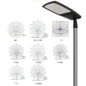 Lampadaires LED en alliage d'aluminium pour parking 30W IP66 Étanche AC avec détecteur de mouvement Éclairage extérieur Blanc neutre 4100K 50000 - Product Image 4