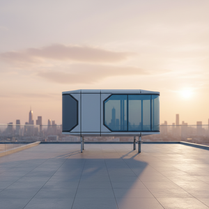 Maison préfabriquée en conteneur, villa, bureau, capsule spatiale, cuisine <span class=keywords><strong>mobile</strong></span> pour hôtel commercial, étanche, de style européen - Product Image 3